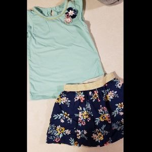 Carter's Shirt & Skirt Set